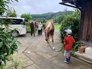 親子馬リトリート：相手を感じる心があるかどうか