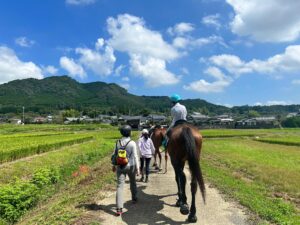 親子馬リトリート:馬耳東風の馬たち